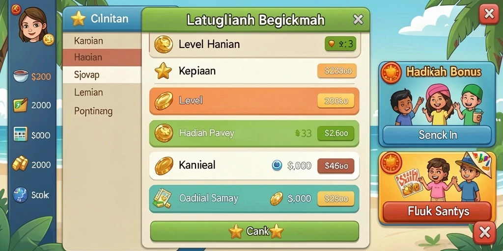 Screenshot A777GAME menunjukkan karakter utama dalam aksi.