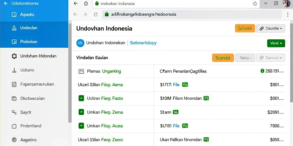 Tampilan awal yang menarik dan mudah dinavigasi.