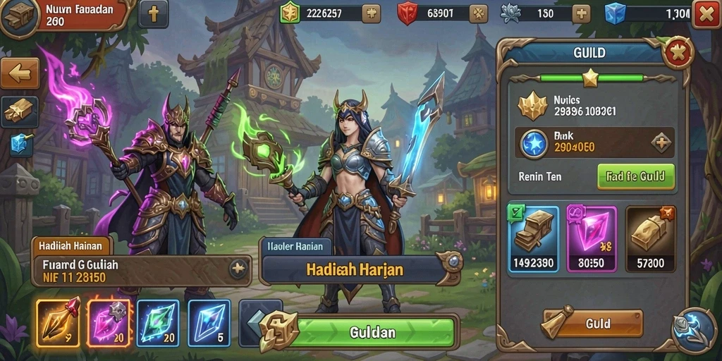 Tampilan antarmuka pengguna INATOGEL yang modern.