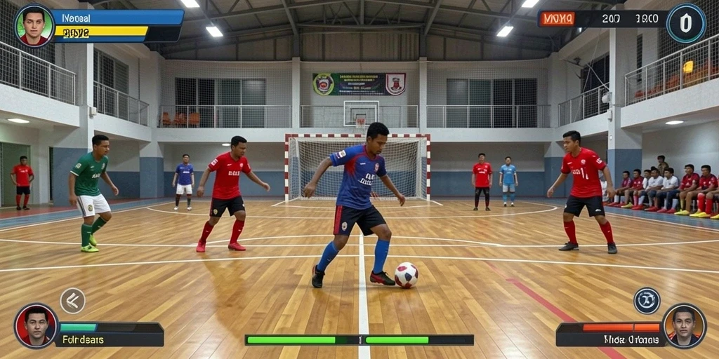 Tangkapan layar menampilkan karakter utama dalam aksi.