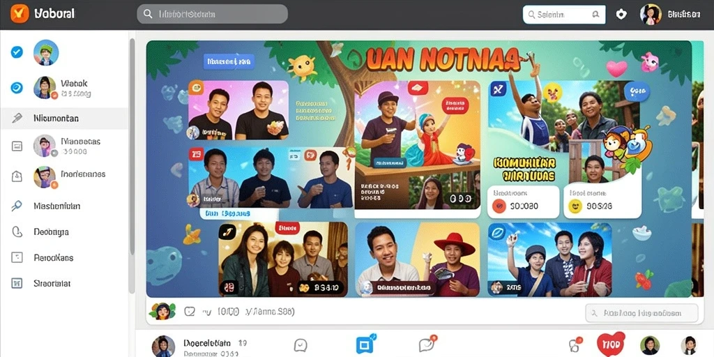 Screenshot menampilkan level pertama permainan yang penuh warna.