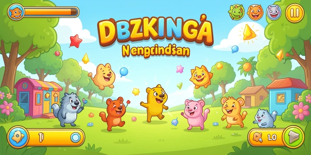 Tangkapan layar menunjukkan karakter utama sedang beraksi dalam petualangan.