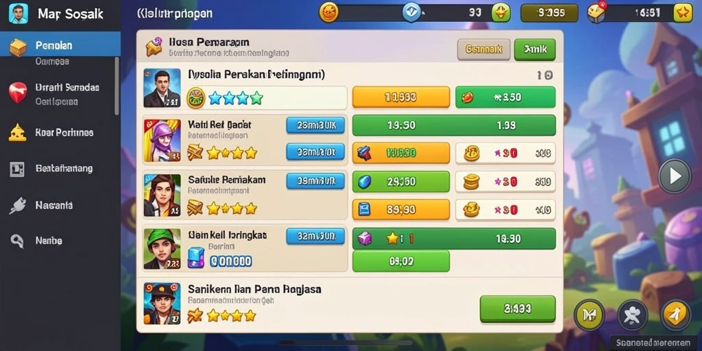 Tampilan antarmuka yang menarik dan mudah digunakan.
