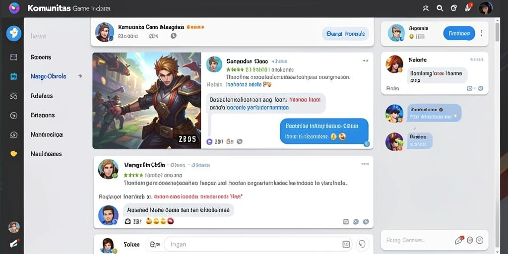 Tangkapan layar menunjukkan karakter utama dalam petualangan.
