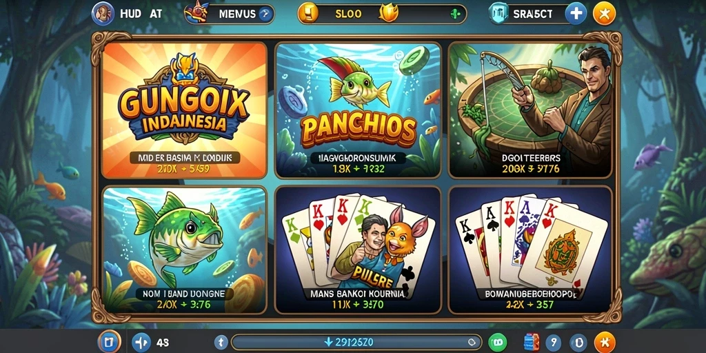Screenshot menampilkan karakter utama dalam petualangan.